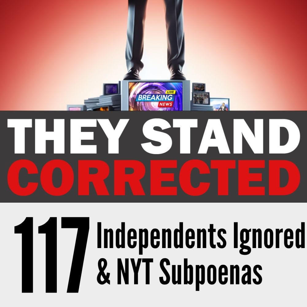 Episode 117: Independents Ignored & NYT Subpoenas